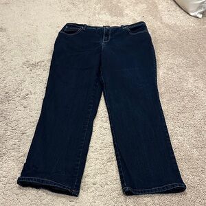 Gloria Vanderbilt Dark Blue Straight Leg Jeans